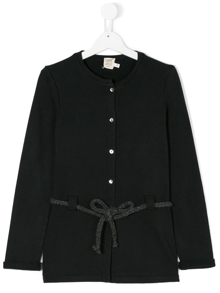 Caffe' D'orzo Belted Jacket - Blue