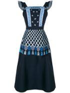 Temperley London - Poppy Field Dress - Women - Cotton - 10, Blue, Cotton