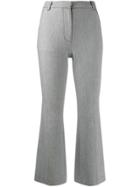 3.1 Phillip Lim Micro Houndstooth Print Tailored Trousers - Grey