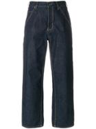 Calvin Klein Jeans High Waisted Wide Jeans - Blue