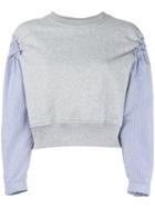 3.1 Phillip Lim - Terry Top - Women - Cotton - Xs, Green, Cotton