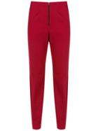 Reinaldo Lourenço Asymmetrical Pockets Trousers - Red