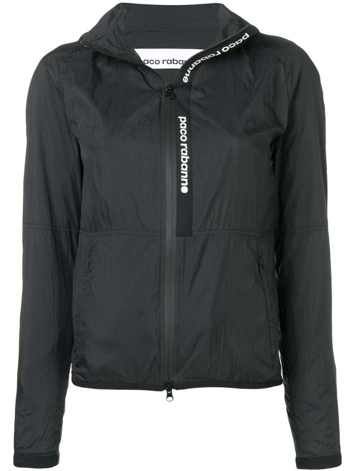 Paco Rabanne Bodyline Zipped Windbreaker - Black