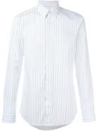Jil Sander Striped Shirt, Men's, Size: 44, White, Cotton