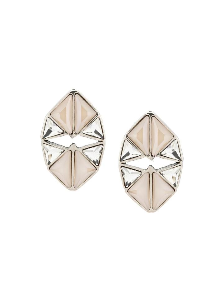 Camila Klein Triangle Earrings - Silver