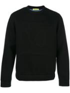 Versace Jeans - Embossed Logo Sweatshirt - Men - Cotton/viscose - Xl, Black, Cotton/viscose