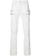 Hudson - Broderick Zip Jeans - Men - Cotton/linen/flax - 31, White, Cotton/linen/flax