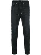 Diesel Black Gold - Side Stripe Drop-crotch Trousers - Men - Cotton/nylon/polyester/spandex/elastane - 32, Cotton/nylon/polyester/spandex/elastane