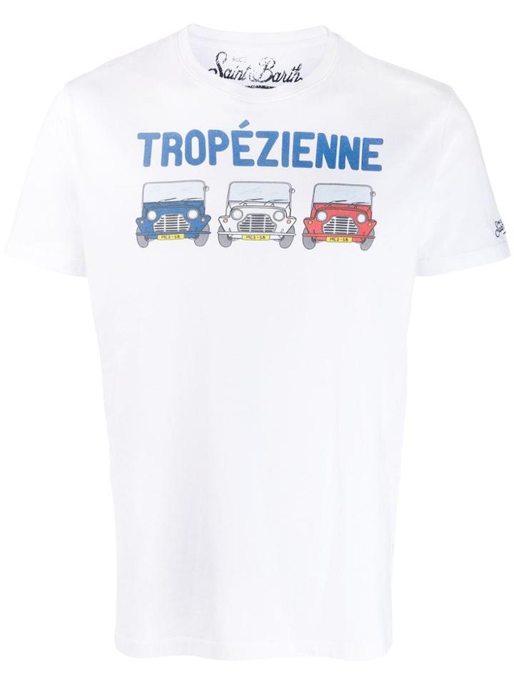 Mc2 Saint Barth Tropezienne Print T-shirt - White