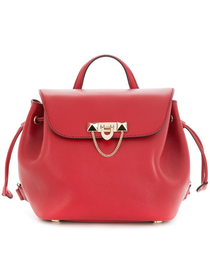 Valentino Valentino Garavani Demilune Backpack - Red