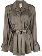 Cinq A Sept Twill Trench Coat - Green