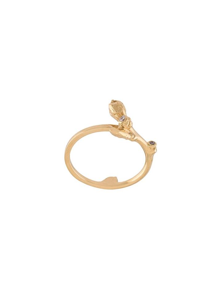 Sophie Bille Brahe 'arabre' Ring, Women's, Size: 45, Yellow/orange