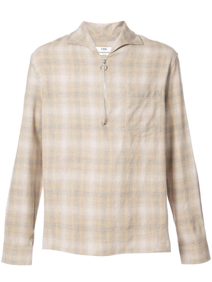 Cmmn Swdn Lead Checked Shirt - Brown