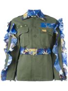 Night Market Raffle Jacket, Women's, Green, Cotton/polyester