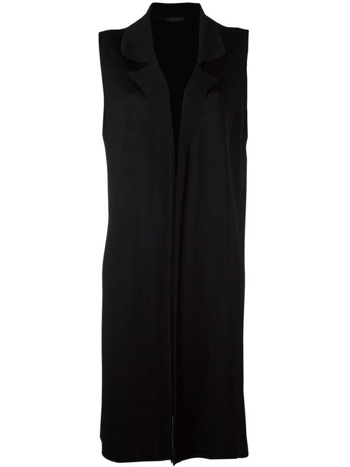 The Row 'silano' Sleeveless Cardigan - Black