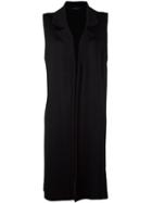 The Row 'silano' Sleeveless Cardigan - Black