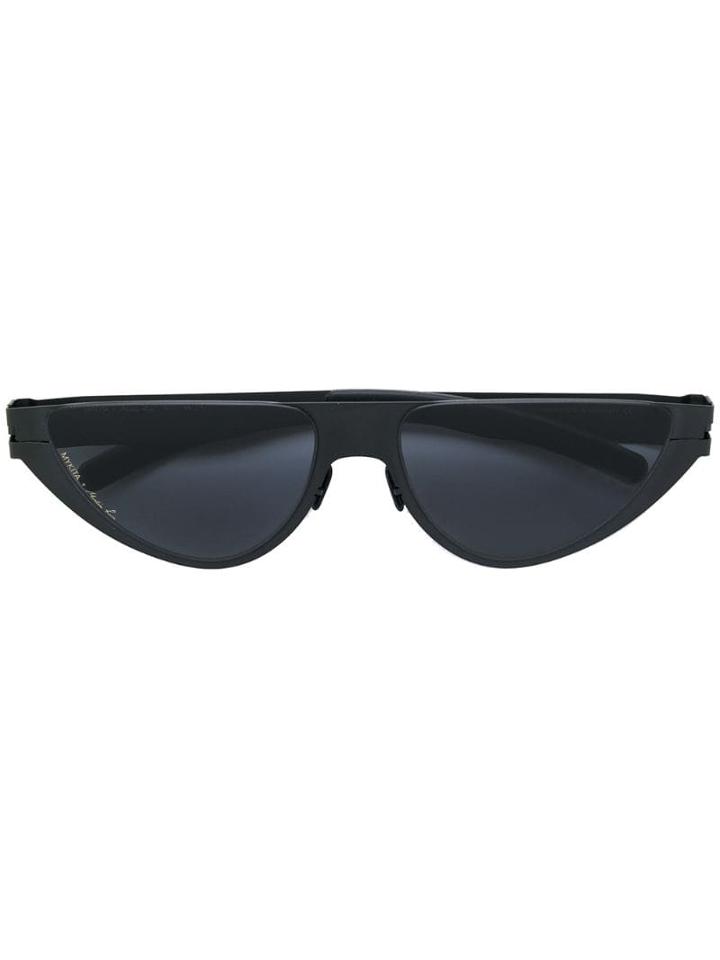 Mykita Mykita X Martine Rose Cat Eye Frame Sunglasses - Black