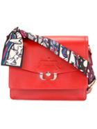 Paula Cademartori Twiggy Shoulder Bag, Women's, Red, Calf Leather