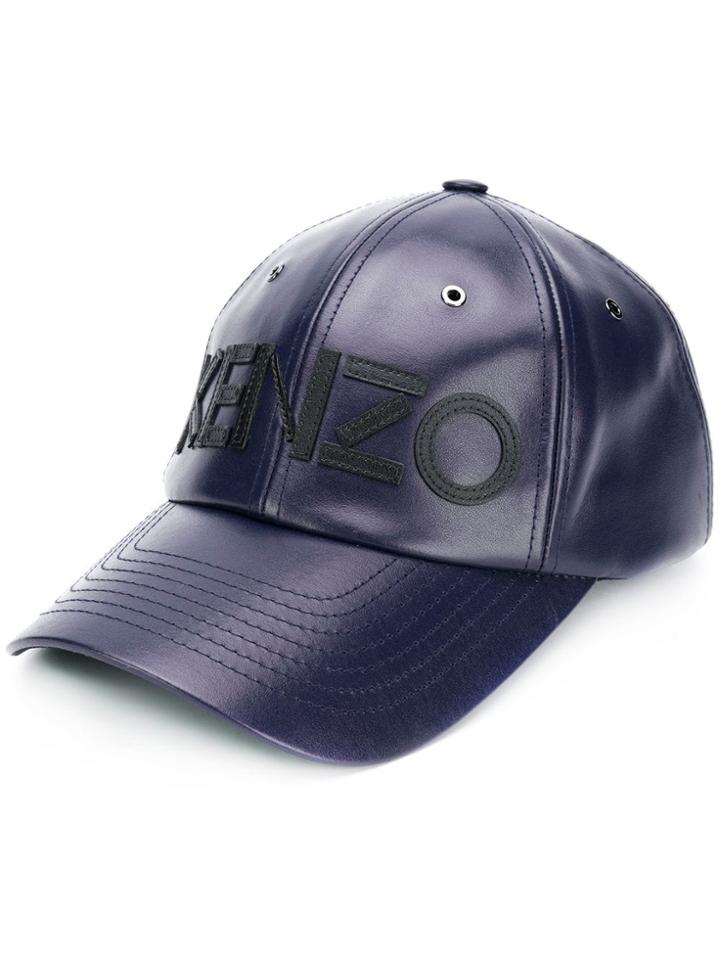 Kenzo Logo Cap - Blue