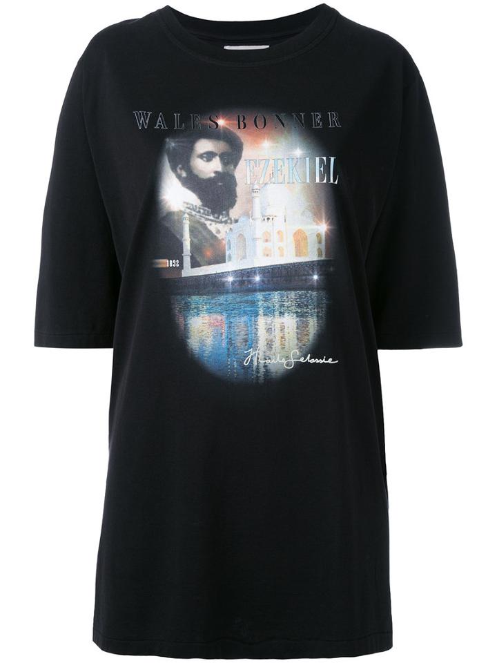 Grace Wales Bonner Printed T-shirt, Women's, Size: Small, Black, Cotton