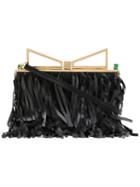Sara Battaglia Fringed Clutch