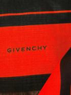 Givenchy Rottweiler Print Scarf, Women's, Black, Silk/cashmere/virgin Wool