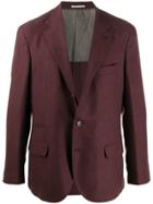 Brunello Cucinelli Single-breasted Blazer - Red