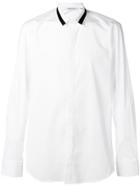 Neil Barrett Contrast Stripe Shirt - White