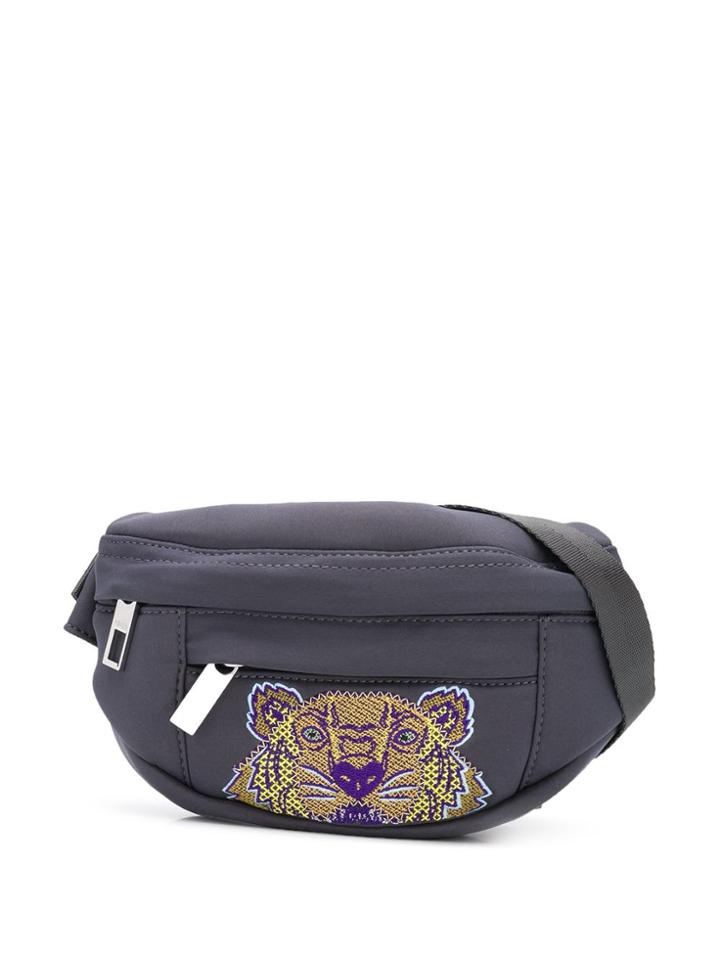 Kenzo Tiger Motif Belt Bag - Grey