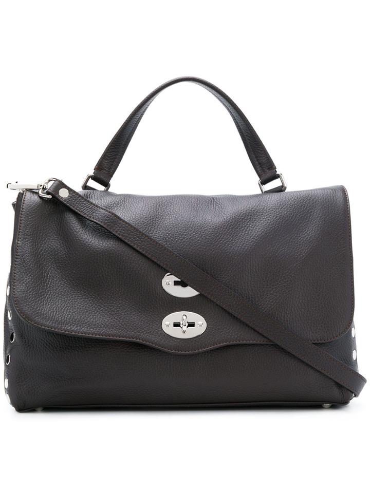 Zanellato La Postina Tote Bag - Brown