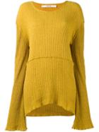 Damir Doma - Karis Jumper - Women - Silk - M, Women's, Yellow/orange, Silk