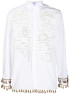 Loewe Embroidered Tassel Shirt - White