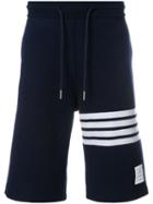 Thom Browne 4-bar Cashmere Shell Sweatshort - Blue