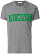 Valentino Always Print T-shirt - Grey