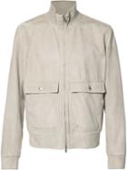 Brunello Cucinelli Suede Zip Jacket, Men's, Size: Medium, Nude/neutrals, Suede