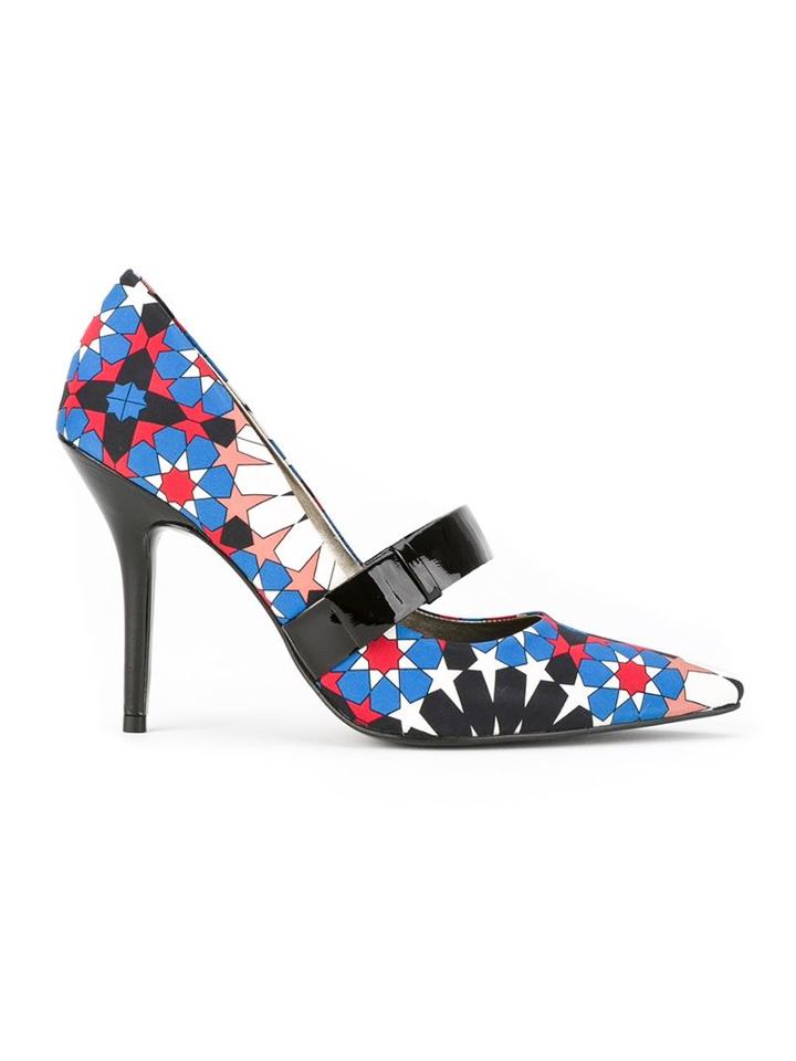 Reinaldo Lourenço Mary Jane Stiletto Pumps