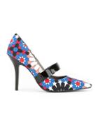 Reinaldo Lourenço Mary Jane Stiletto Pumps