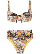 Brigitte Cacau Printed Hot Pants Bikini Set - Multicolour