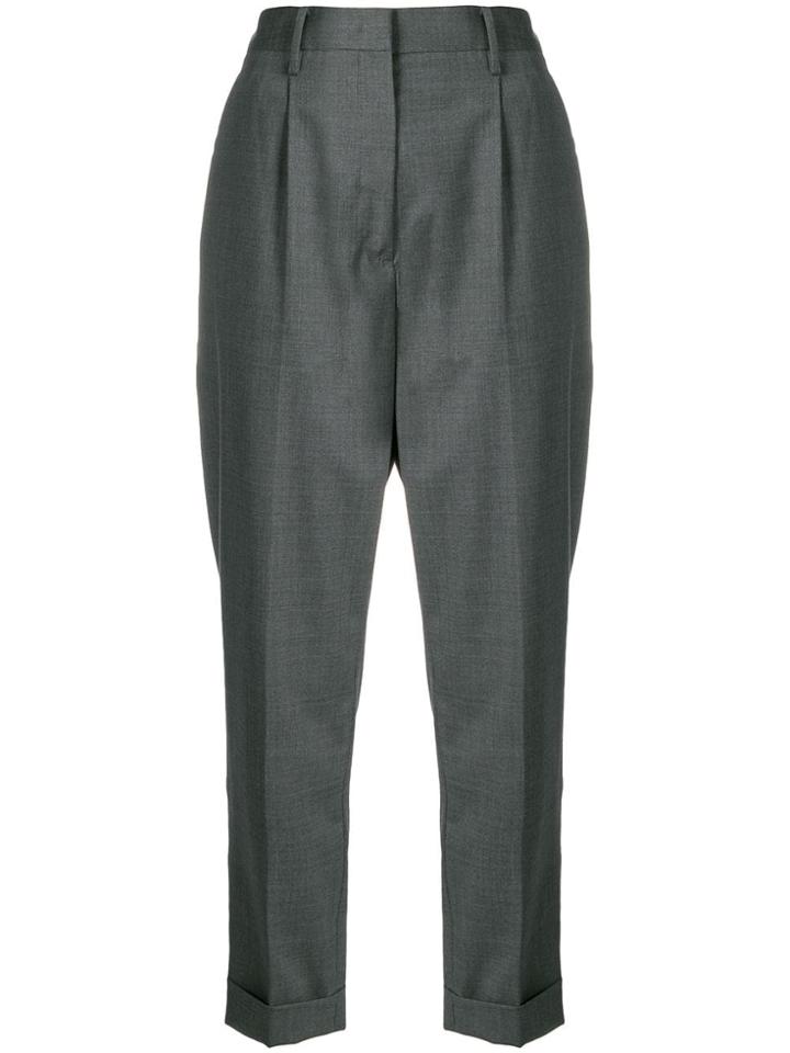 No21 High Rise Tailored Trousers - Grey