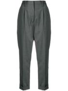 No21 High Rise Tailored Trousers - Grey