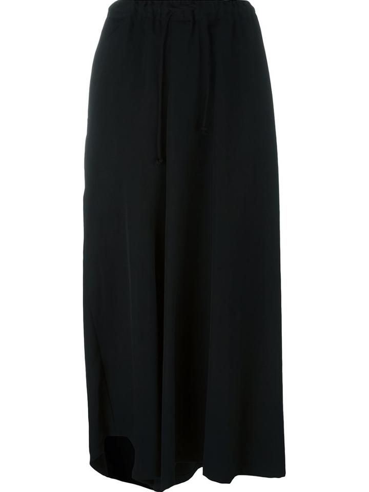 Yohji Yamamoto Cropped Wide Leg Trousers