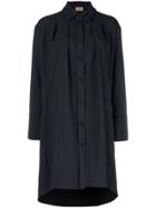 Maison Flaneur Longline High Low Shirt - Blue