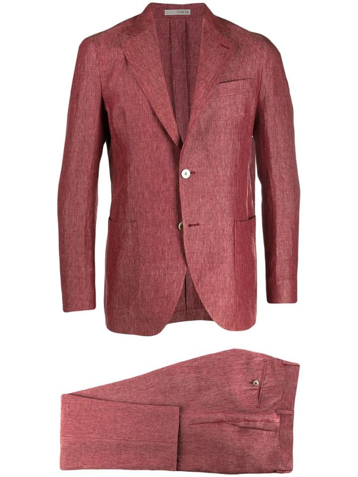0909 Two-piece Suit - Red
