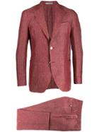 0909 Two-piece Suit - Red