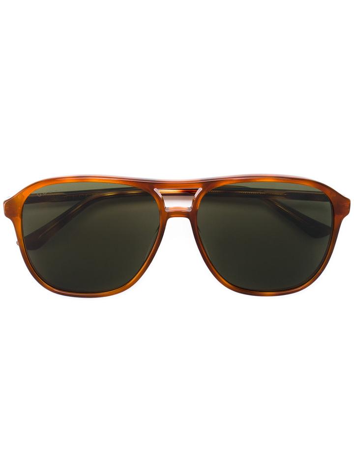 Gucci Eyewear - Aviator Sunglasses - Men - Acetate - One Size, Brown, Acetate