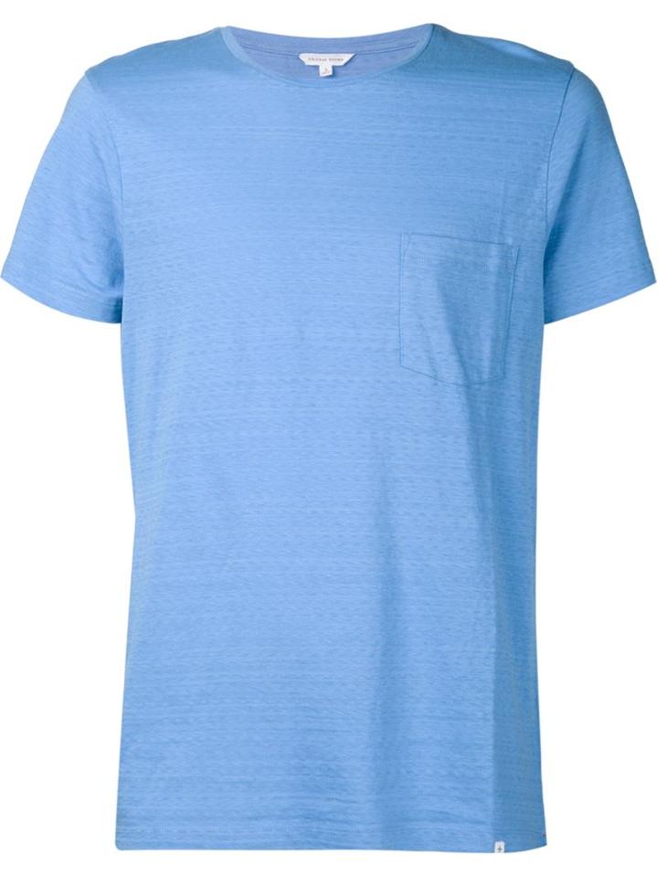 Orlebar Brown 'samy Ii' T-shirt, Men's, Size: Small, Blue, Cotton
