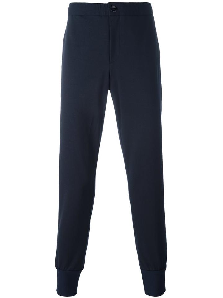 Ps By Paul Smith Slim Fit Trousers, Men's, Size: 32, Blue, Cotton/nylon/spandex/elastane