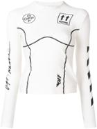 Off-white Sporty Long-sleeved Top