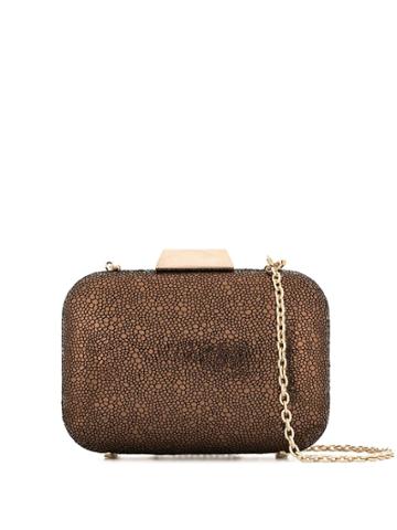 The Chic Initiative Nadia Clutch - Brown