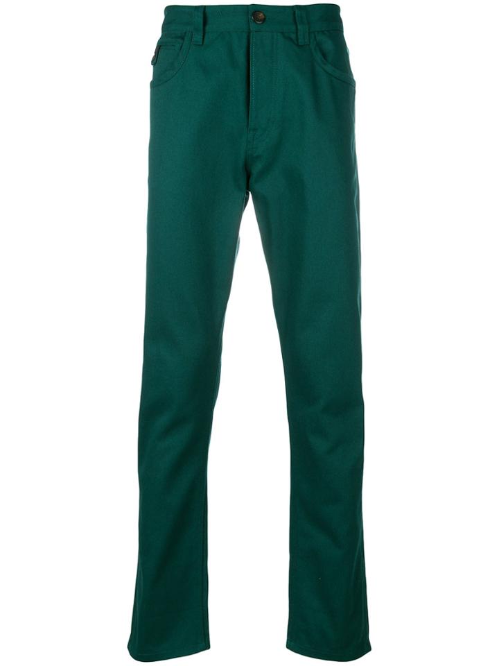 Prada Patch Slim Fit Chinos - Green